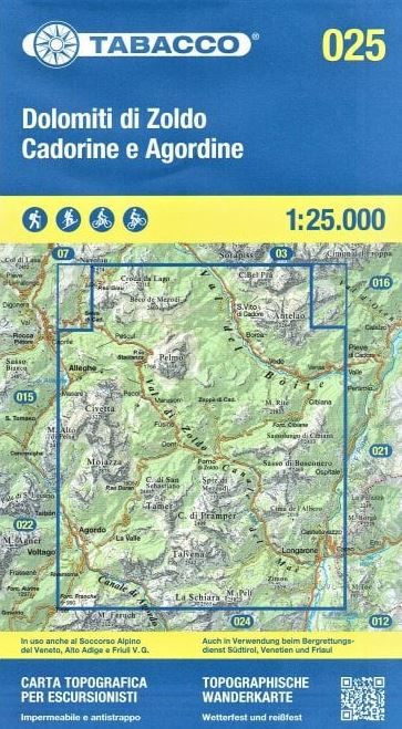[TAB.025] 025 Dolomiti di Zoldo - Cadorine - Agordine