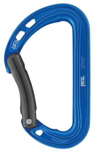 [M061AB00] Spirit Carabiner Bent Gate - Blue Blue