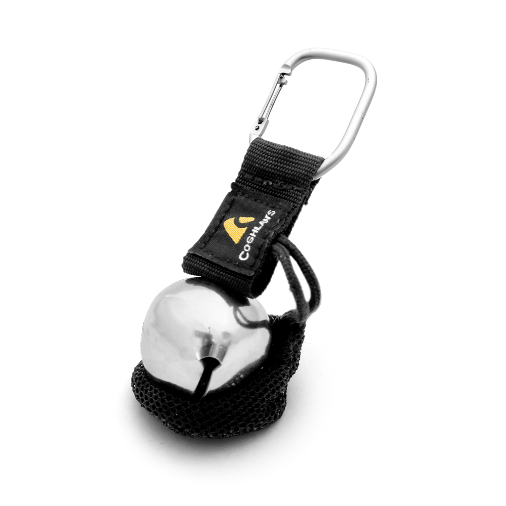 [7692125 / 382125] Bear Bell - Silver with Carabiner