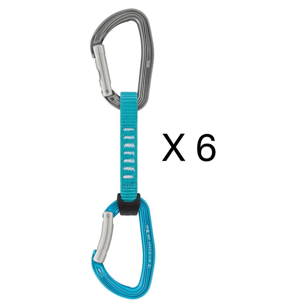 [M060LC05] 6 Djinn Axess Quickdraws Turquoise