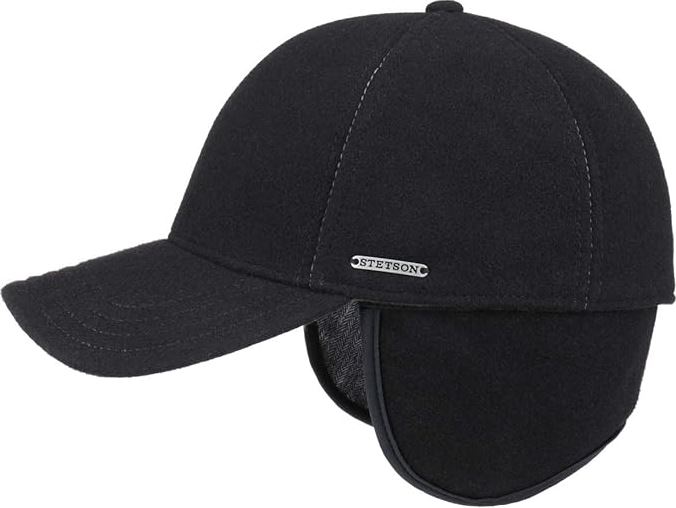 Baseball Cap Wool/Cashmere Dark Grey