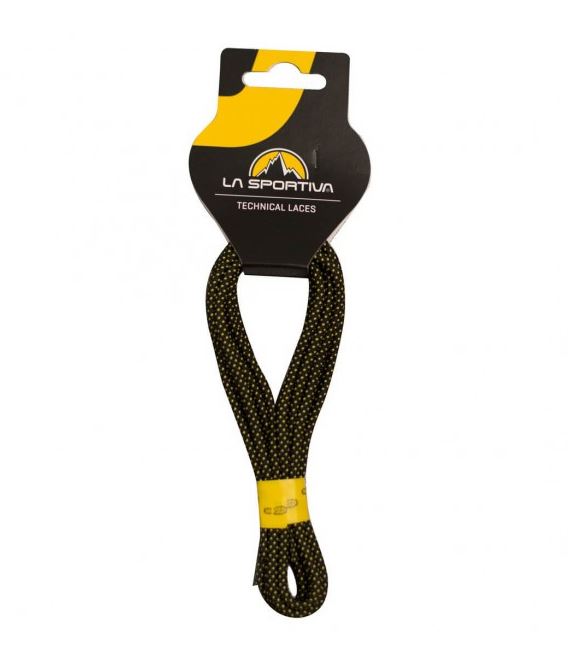 [39UCF 1paar] Climbing Laces 150cm Black/Yellow