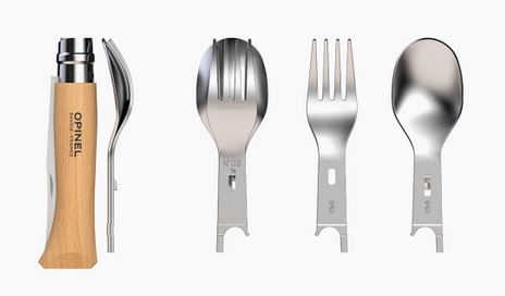 [51OP2500.4] Outdoor Bestekset Picnic Plus, 4-Delig