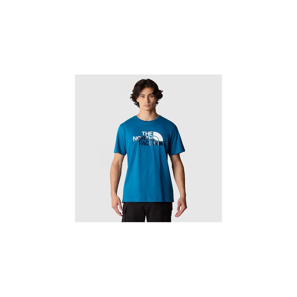 Men's SS Mountain Line Tee Adriatic