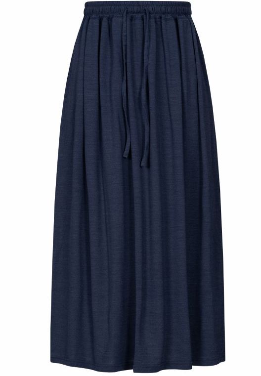 Women's Long Skirt Blue Iris Melange