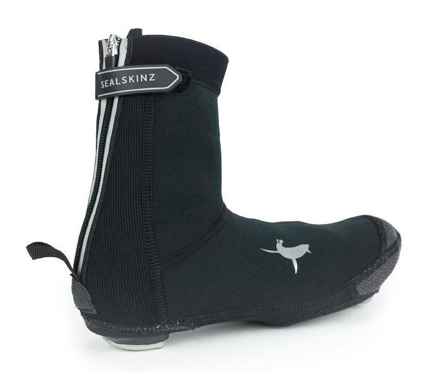 All Weather Cycle Overshoe Neoprene Enclosed Sole Black