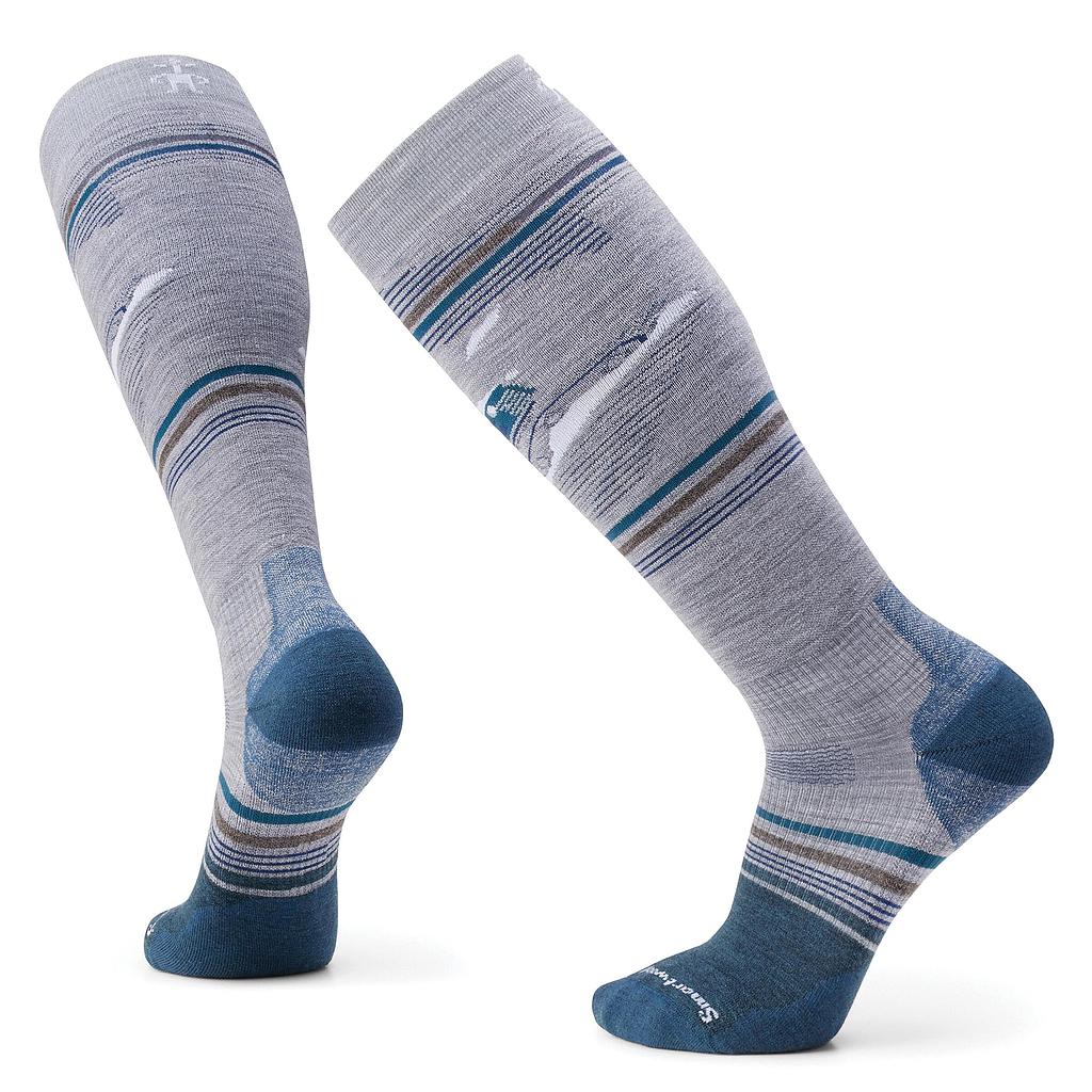 Snowboard Targeted Cushion Piste Machine OTC Socks Light Gray