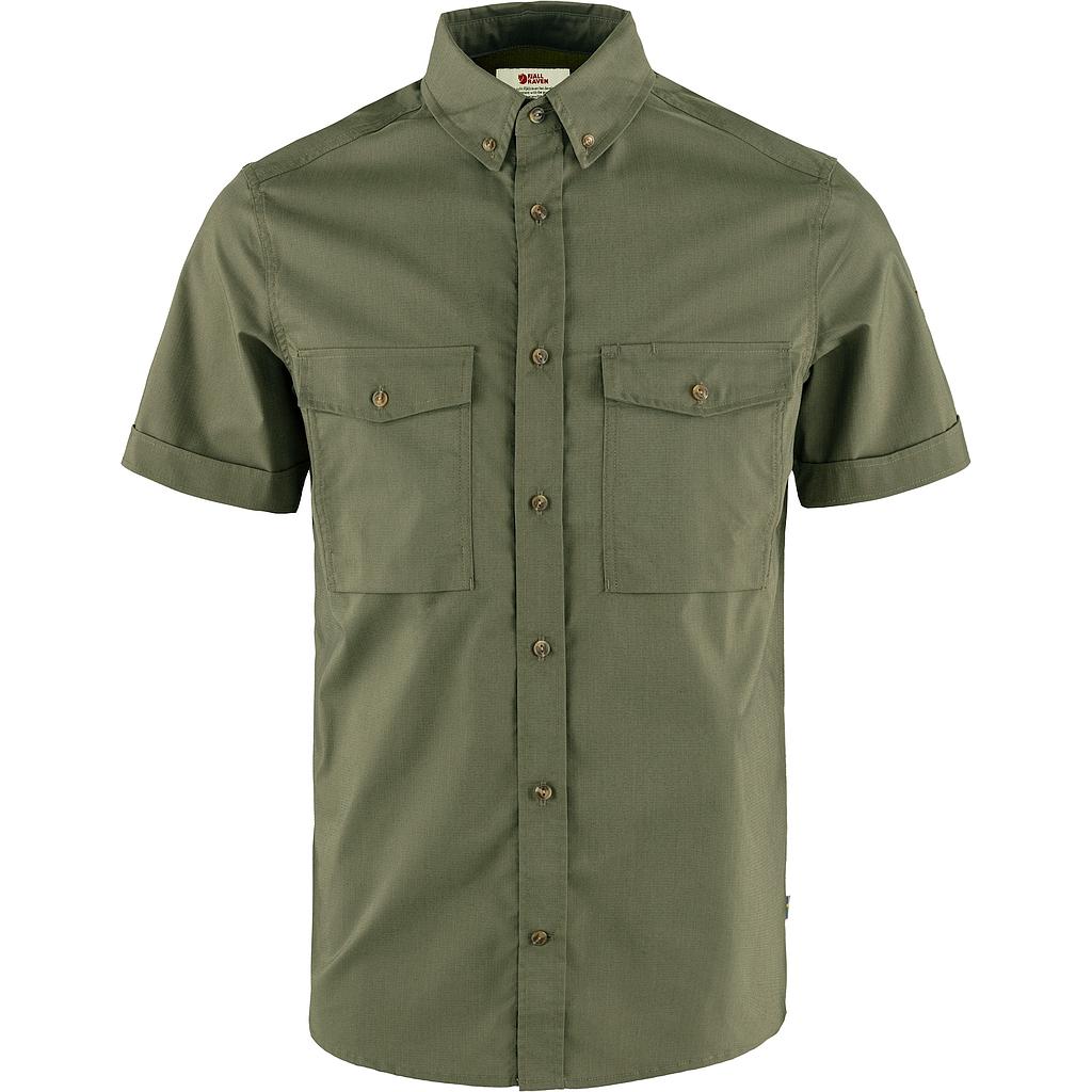 Övik Air Stretch SS Shirt Heren Laurel Green
