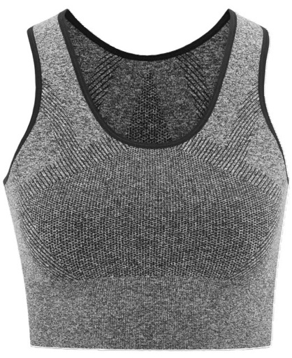 Women's Waki Seamless Top Grey Melange