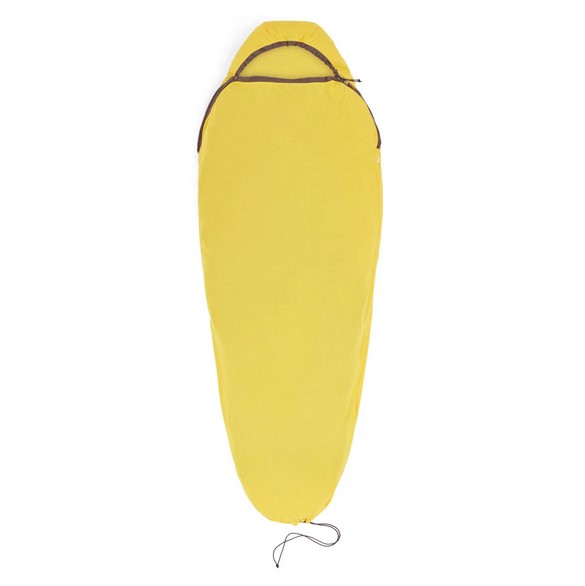 [00979499] Reactor Sleeping Bag Liner - Mummy w/ Drawcord- Compact Sulphur Yellow