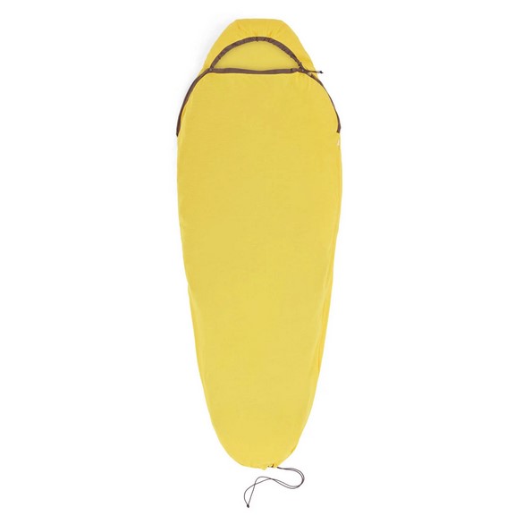 [ASL031061-190903] Reactor Sleeping Bag Liner - Mummy w/ Drawcord- Compact Sulphur Yellow