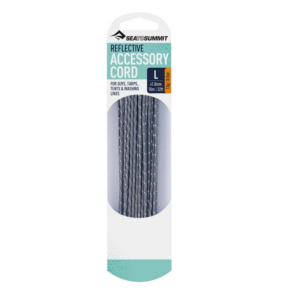 [00977990] Reflective Accessory Cord 1.8mm/10m Grey