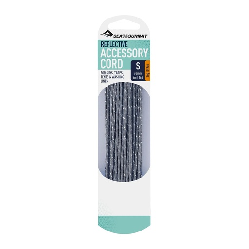 [00977991] Reflective Accessory Cord 3mm/5m Grey