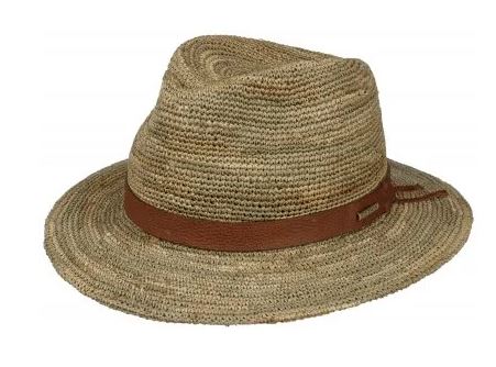 [055464 0090 one size] Seagrass Crochet Floppy Natural