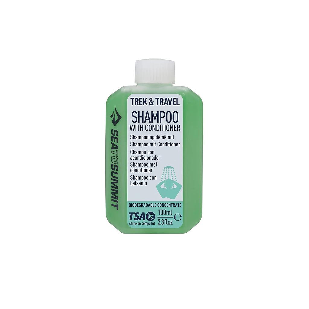 [ACP063041-041402] Trek & Travel Liquid - Conditioning Shampoo - 100ml Sea Mist Green