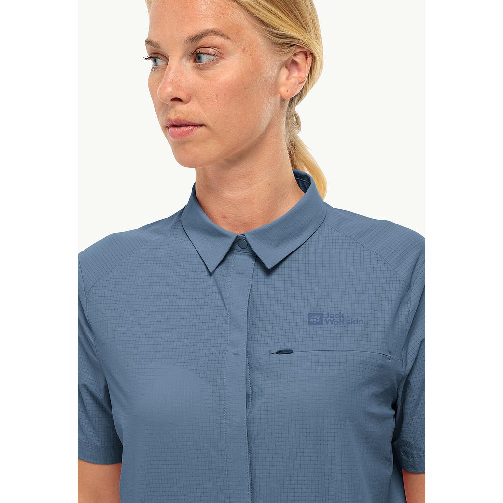 Vandra S/S Shirt Dames Elemental Blue