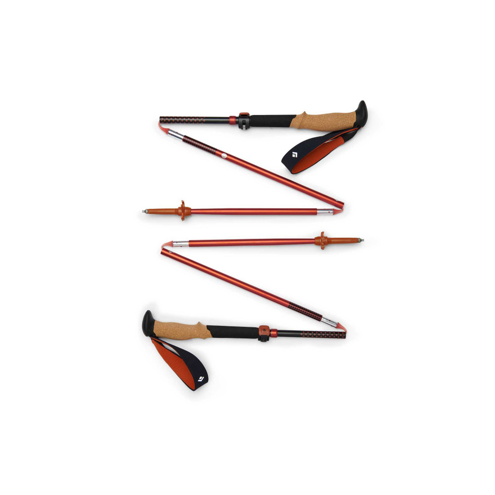 Pursuit FLZ Trekking Poles Black/Octane