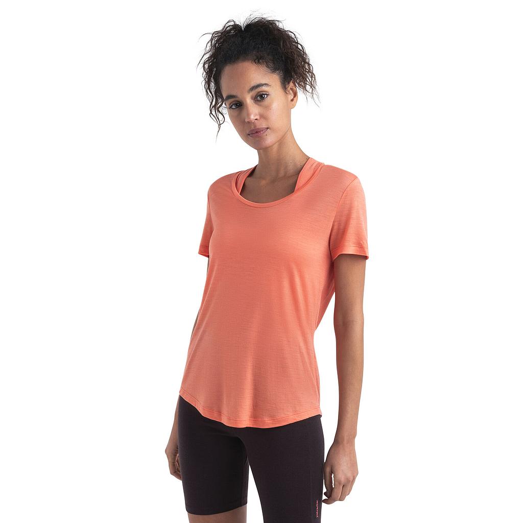 Women's Merino 125 Cool-Lite Sphere III SS Scoop Tee Tang