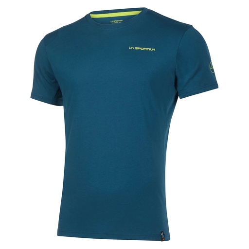 Back Logo T-Shirt Heren Storm Blue