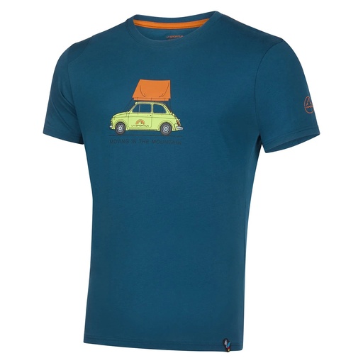 Cinquecento T-Shirt Heren Storm Blue/Hawaiian Sun