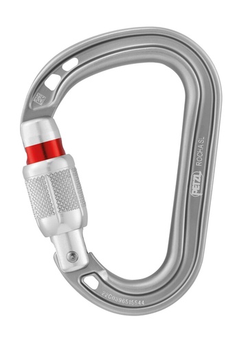[M027AA01] Rocha Screw-Lock Carabiner Light Grey