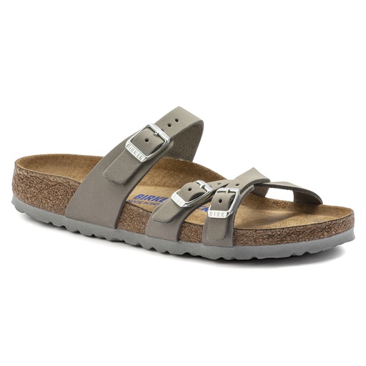 Franca Soft Footbed - Nubuk Leather Dove Gray