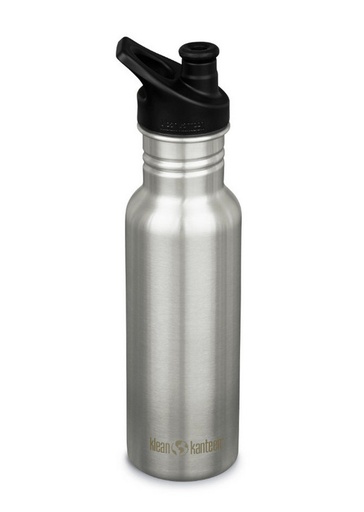 [1008431] 18oz Classic Narrow (w/Sport Cap) Brushed Stainless