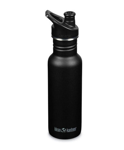 [1011187] Drinkfles Classic Narrow met sportdop 532ml/18oz Black