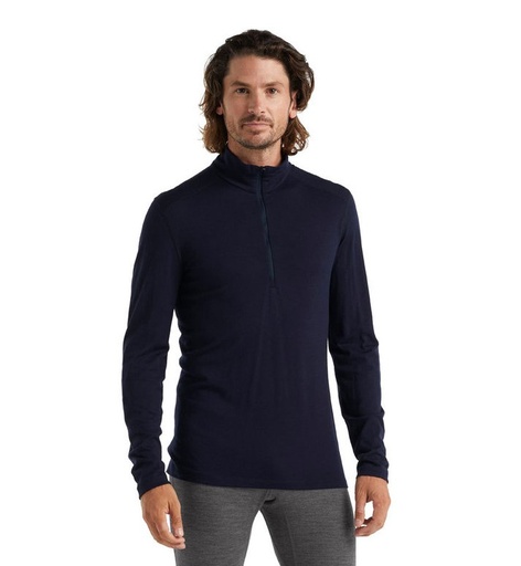 200 Oasis Long Sleeve Half Zip Heren Midnight Navy III
