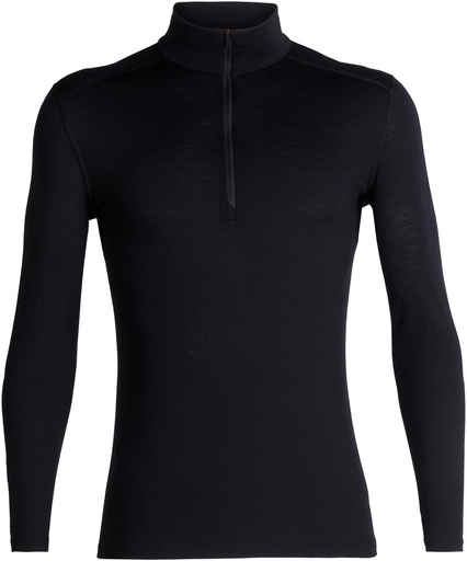 200 Oasis Long Sleeve Half Zip Heren Black