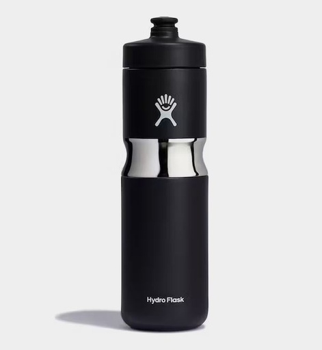 [SB20001] 20 oz Wide Mouth Insulated Sport Bottle Black