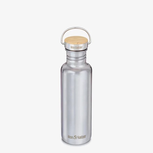 [1008542] 27oz Reflect w/Bamboo Cap Mirrored Stainless