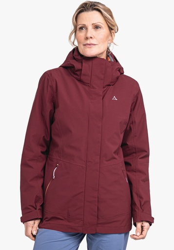 3in1 Jacket Auerspitz Dames Dark Burgundy