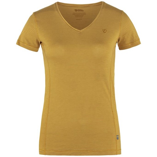 Abisko Cool T-Shirt Dames Mustard Yellow