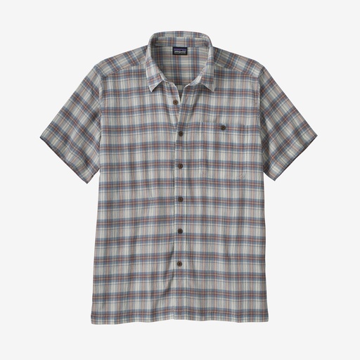 A/C Shirt Heren Breezy Plaid/Steam Blue