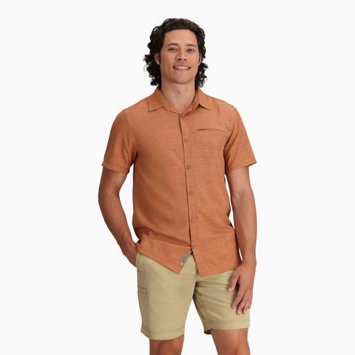Amp Lite Short Sleeve Heren Baked Clay