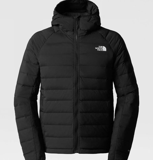 Belleview Stretch Down Hoodie Heren Tnf Black