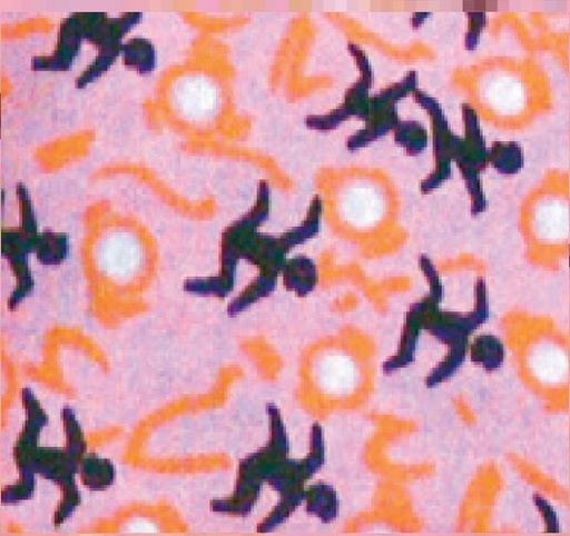 [Body Cooler 200] Body Cooling Neck Wrap Pink B/Ground Stickmen