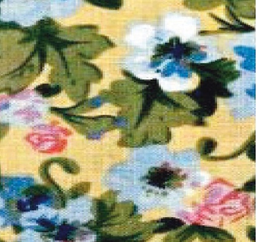 [Body Cooler 321] Body Cooling Neck Wrap Blue Flowers