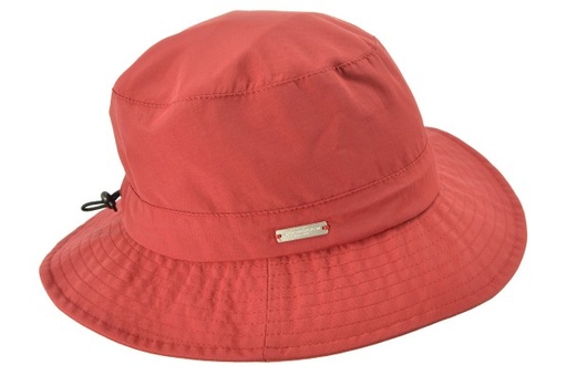 [017099 0022 one size] Bucket Hat in Rain Fabric Wine Red