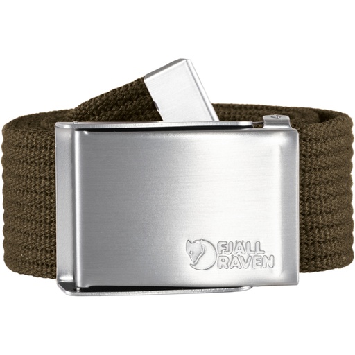 [F77029 633] Canvas Belt Dark Olive