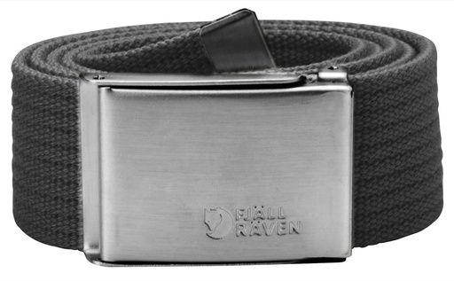 [F77029 030 1 Size] Canvas Belt Dark Grey