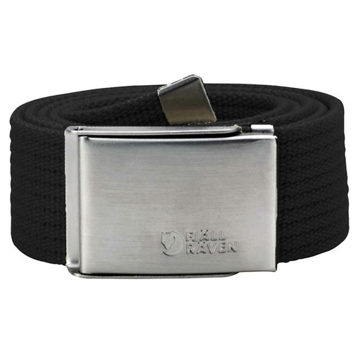 [F77029 550 1 Size] Canvas Belt Black