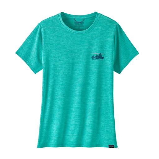 Cap Cool Daily Graphic Shirt Dames 73 Skyline/Subtidal Blue X-Dye