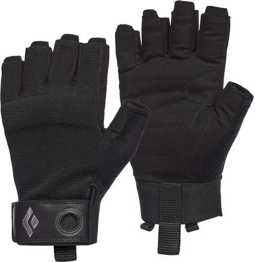 Crag Half-finger Gloves Black
