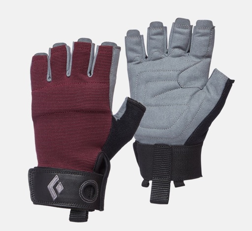 Crag Half-Finger Gloves Dames Bordeaux
