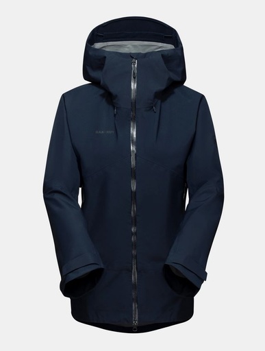 Crater HardShell Hooded Jacket Dames Marine-Black