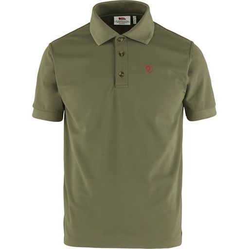 Crowley Pique Shirt Heren Light Olive