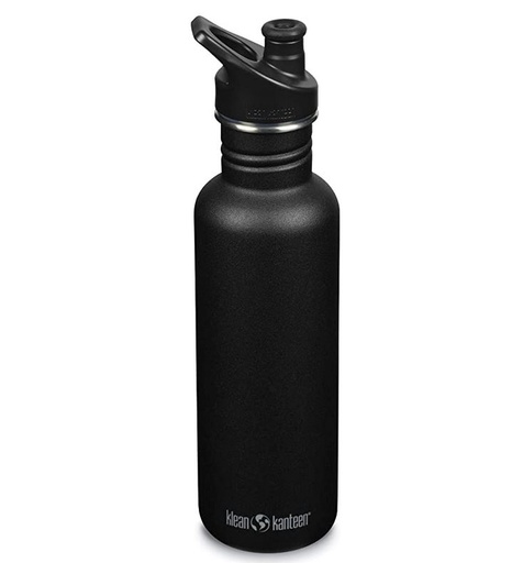[1008439] Drinkfles Classic met sportdop 800ml/27oz
 Black