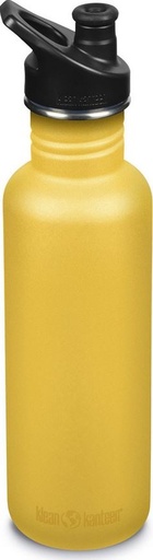 [1010114] Drinkfles Classic Narrow met sportdop 532ml/18oz Old Gold